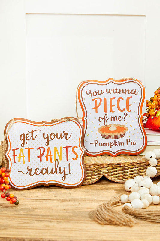 Decorator's Warehouse 7" x 6" Tin Thanksgiving Sign