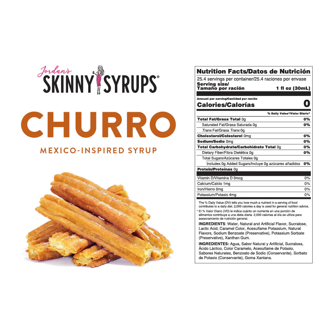 Skinny Mixes Sugar Free Churro Syrup