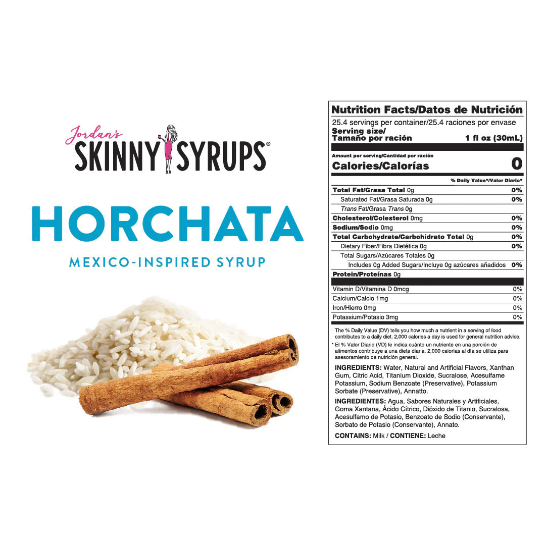 Skinny Mixes Sugar Free Horchata Syrup