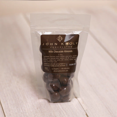 John Kelly Chocolates Sugar-Free Milk Chocolate Coated Almonds