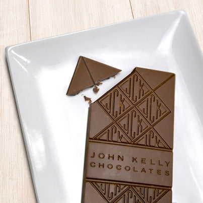 John Kelly Chocolates Milk Chocolate Bar Roasted Almonds & French Grey Sea Salt