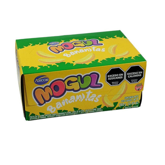 Pampa Direct Mogul Gummies Bananitas Display Gluten-Free, 360 g / 12.7 oz
