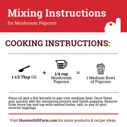 Hoosier Hill Farm Gourmet Mushroom Popcorn