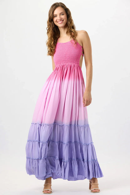 Tiare Hawaii Naia Maxi Dress - Pink Violet Ombre