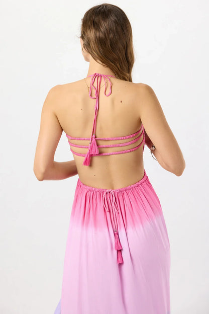Tiare Hawaii Naia Maxi Dress - Pink Violet Ombre