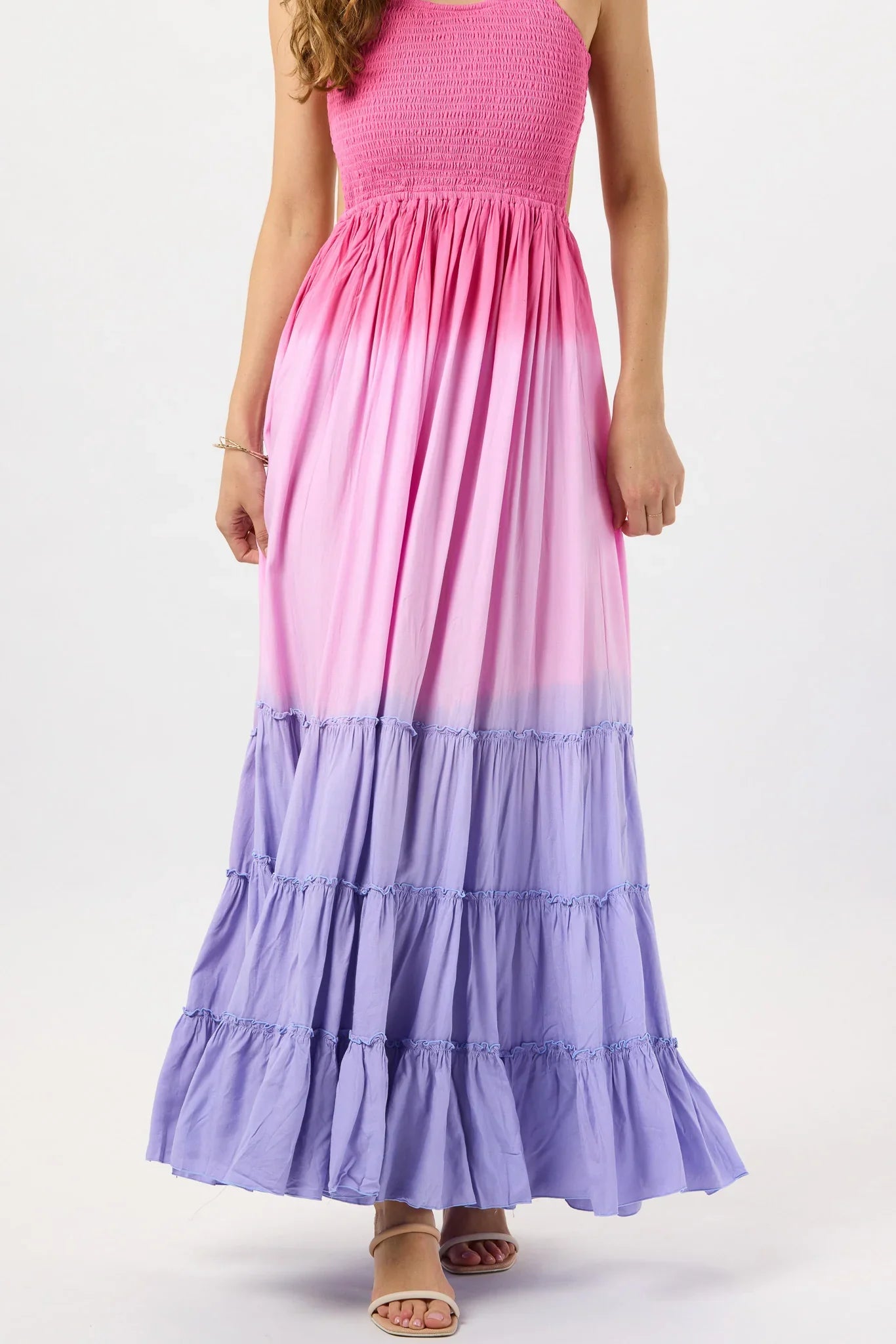 Tiare Hawaii Naia Maxi Dress - Pink Violet Ombre