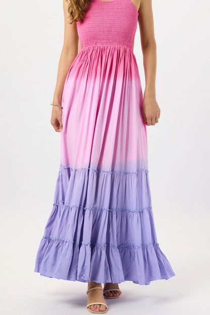 Tiare Hawaii Naia Maxi Dress - Pink Violet Ombre