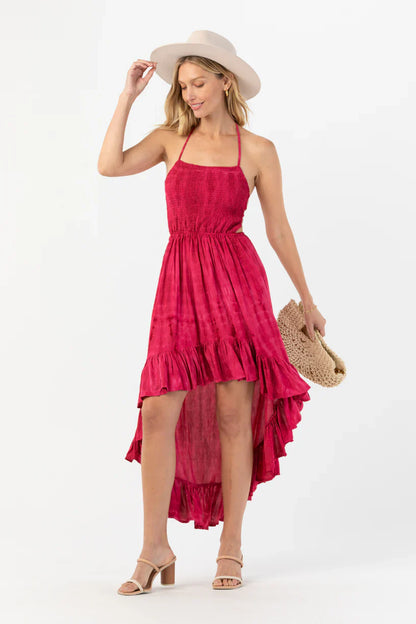 Tiare Hawaii Naia Midi Dress - Berry Ripples
