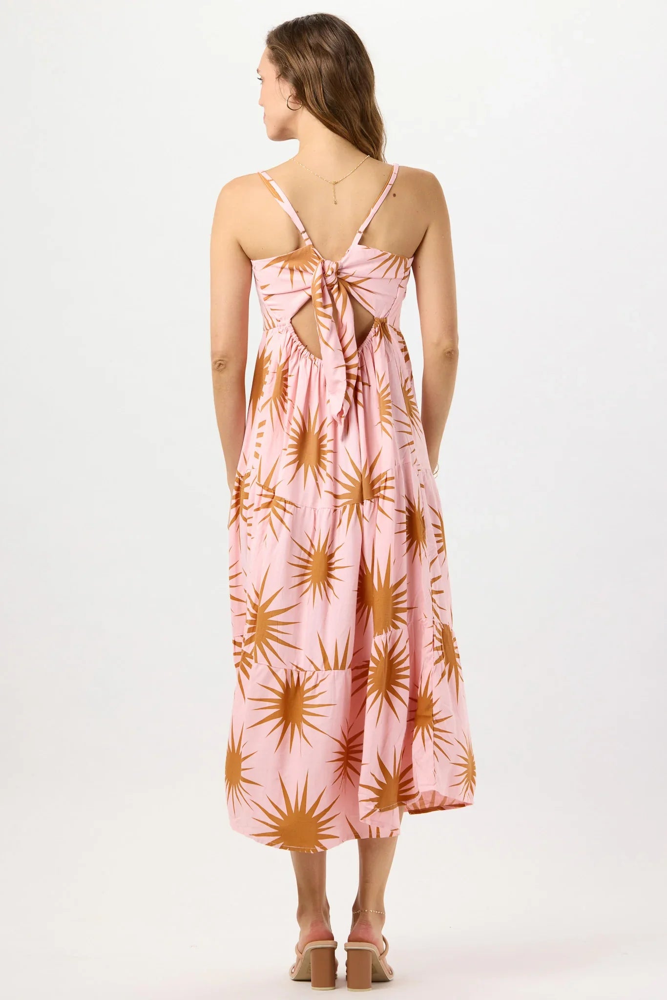 Tiare Hawaii Nanette Maxi Dress - Sunny Days Blush Gold