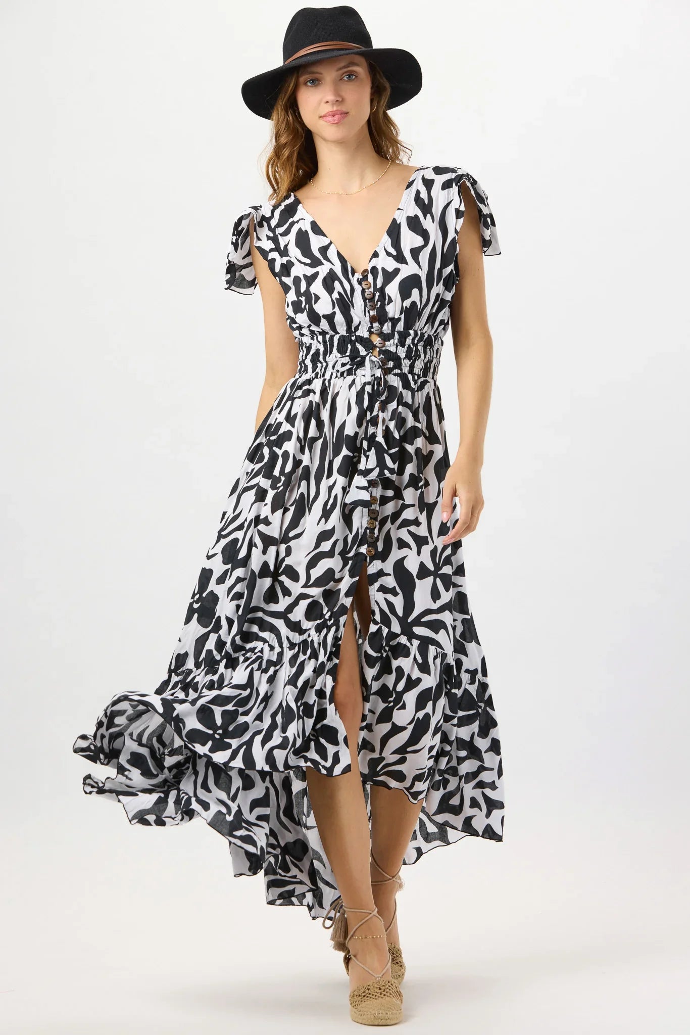 Tiare Hawaii New Moon Maxi Dress - Bora Bora Black