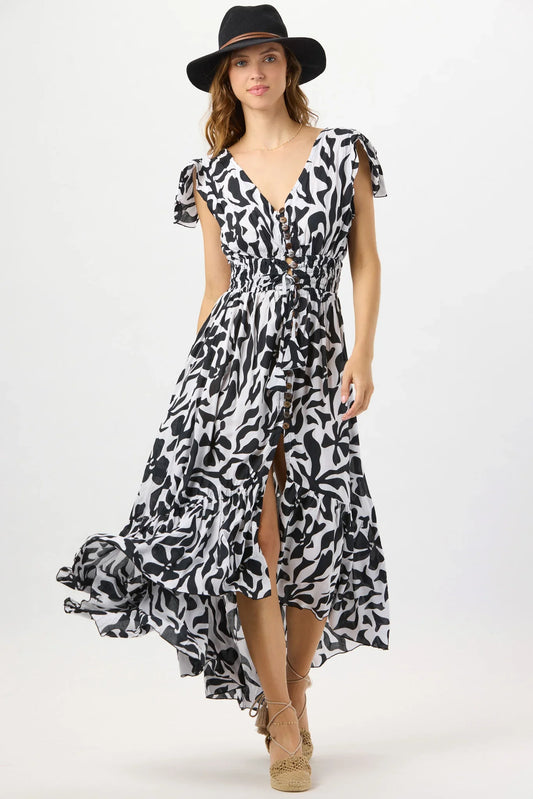 Tiare Hawaii New Moon Maxi Dress - Bora Bora Black