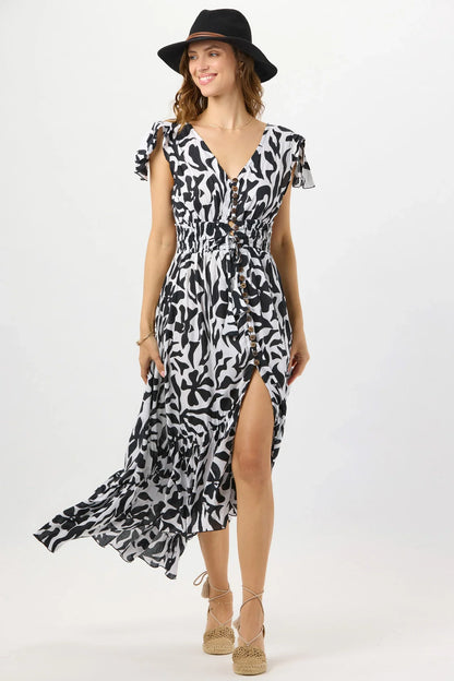 Tiare Hawaii New Moon Maxi Dress - Bora Bora Black