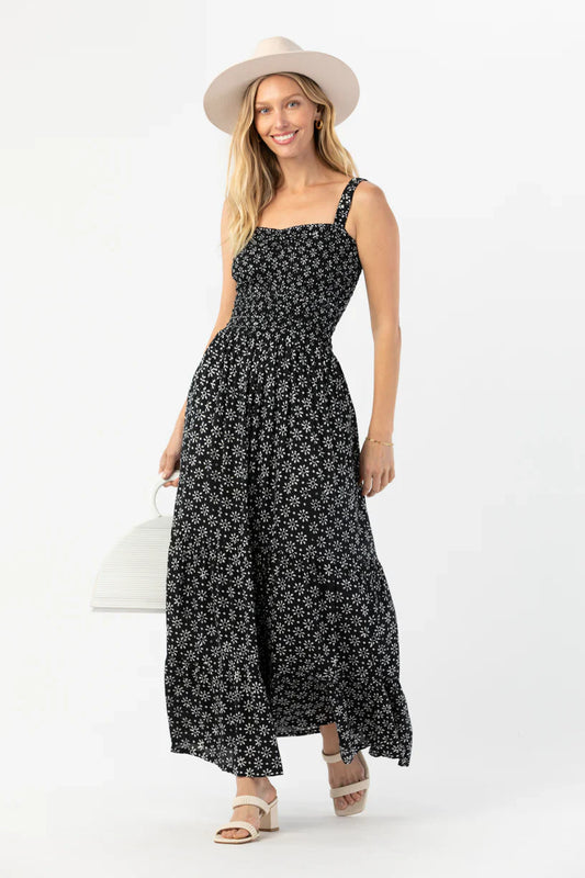 Tiare Hawaii Nirvana Maxi Dress - Batik Sun Black White
