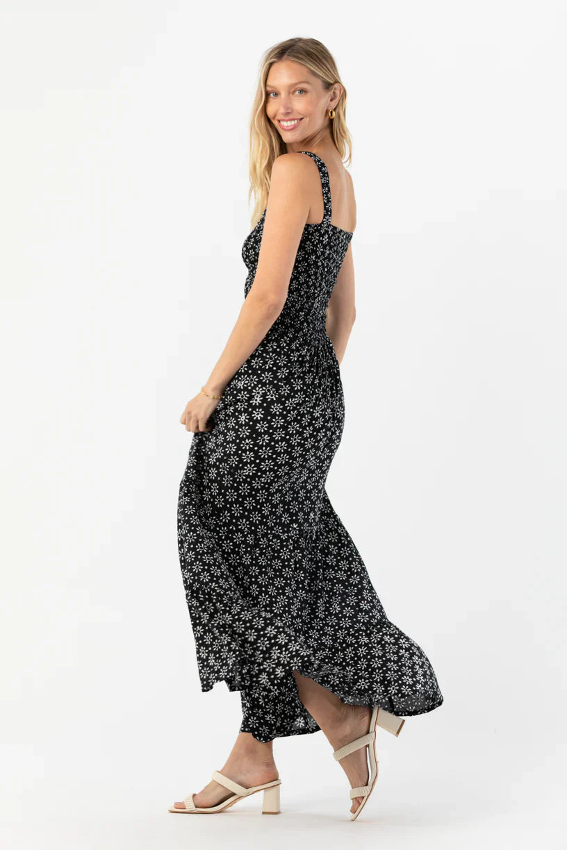 Tiare Hawaii Nirvana Maxi Dress - Batik Sun Black White