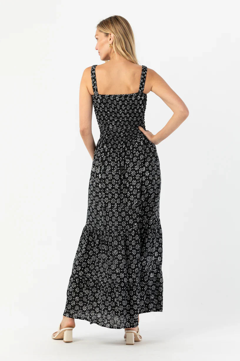 Tiare Hawaii Nirvana Maxi Dress - Batik Sun Black White