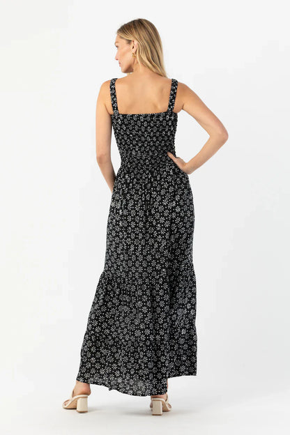 Tiare Hawaii Nirvana Maxi Dress - Batik Sun Black White
