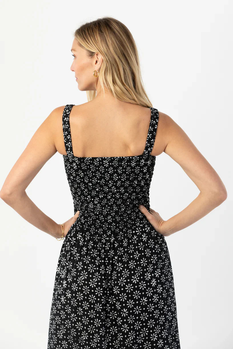 Tiare Hawaii Nirvana Maxi Dress - Batik Sun Black White