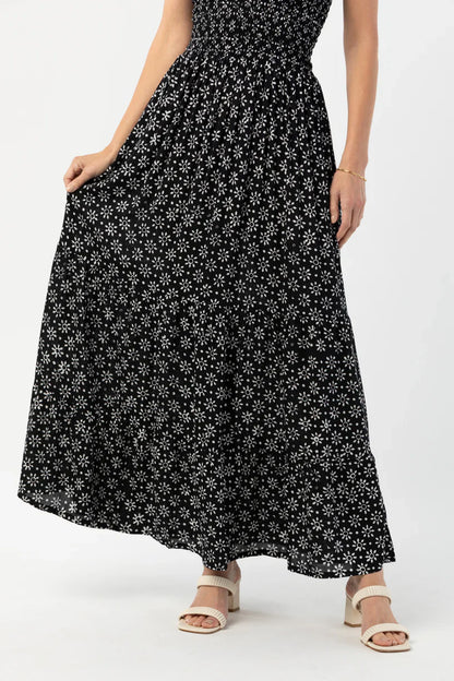 Tiare Hawaii Nirvana Maxi Dress - Batik Sun Black White
