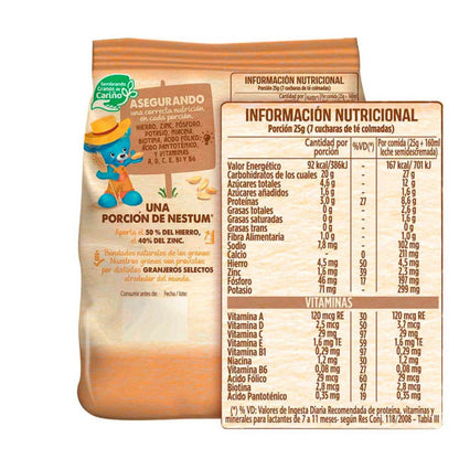 Pampa Direct Nestum Infant Cereal Trigo y Miel Sin Azúcar, 225 g / 7.9 oz