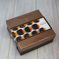 John Kelly Chocolates 8 piece Dark Chocolate Dipped Orange Slice Gift Box