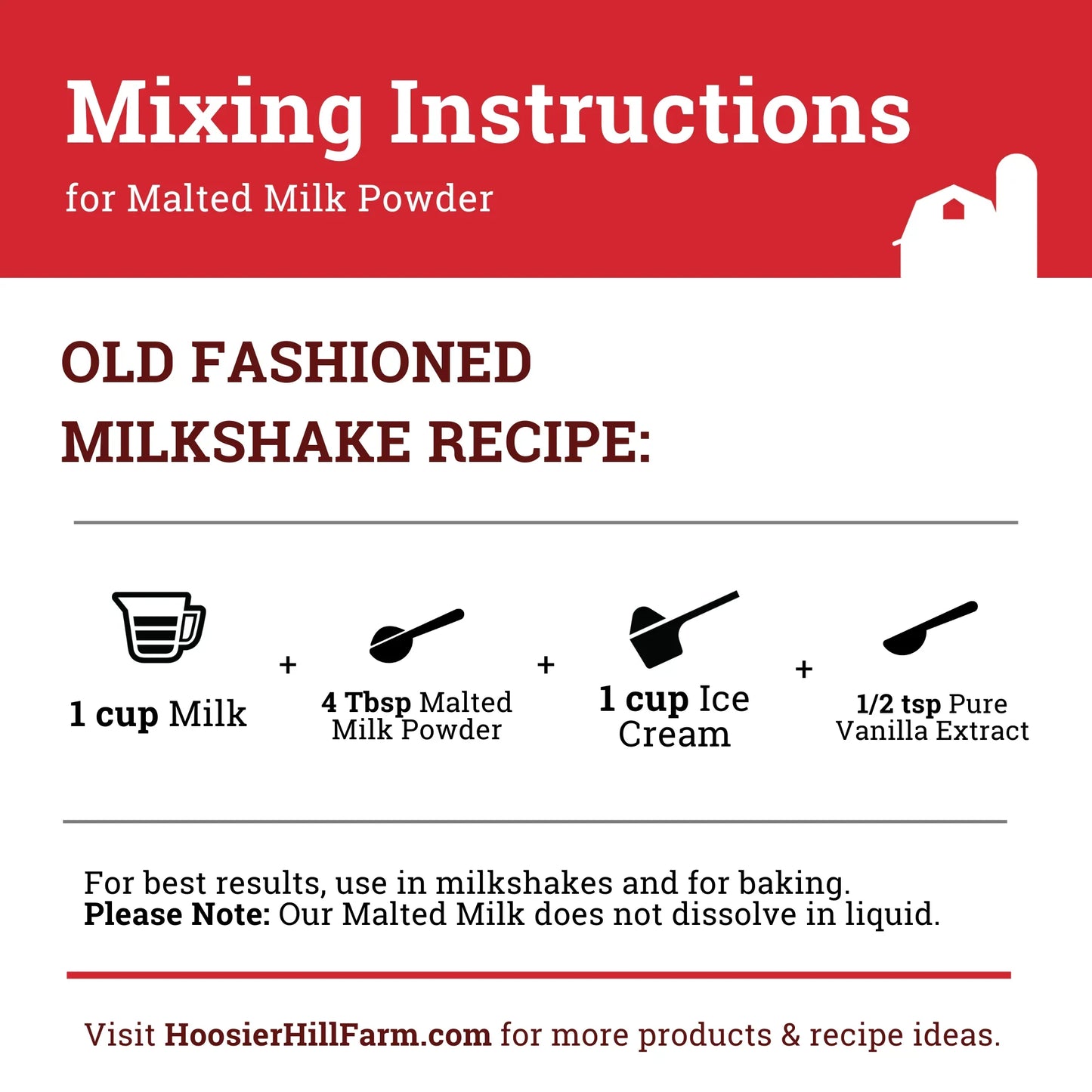 Hoosier Hill Farm Malted Milk Powder