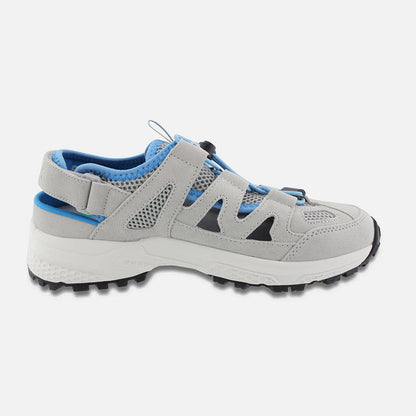 Apexfoot Women's Closed Toe Sandal - Gray/Blue