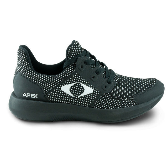 Apexfoot Women's Performance Athletic Sneaker - Black