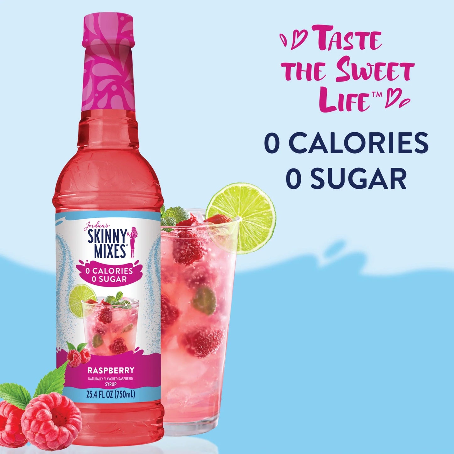 Skinny Mixes Sugar Free Raspberry Syrup