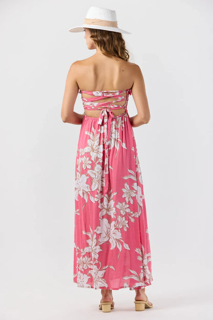 Tiare Hawaii Pearl Maxi Dress - Lily Hot Pink