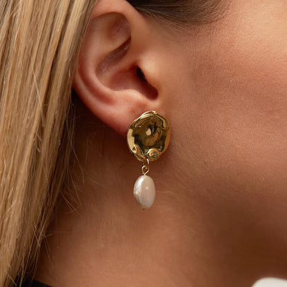 ARGENTO VIVO THE PEARL DROP EARRING