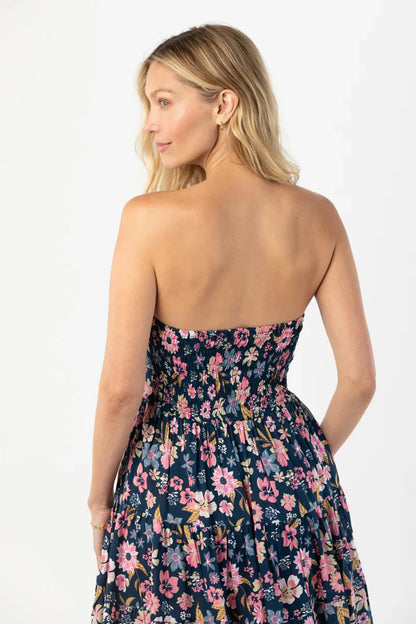 Tiare Hawaii Perth Mini Dress - Wildflowers Navy