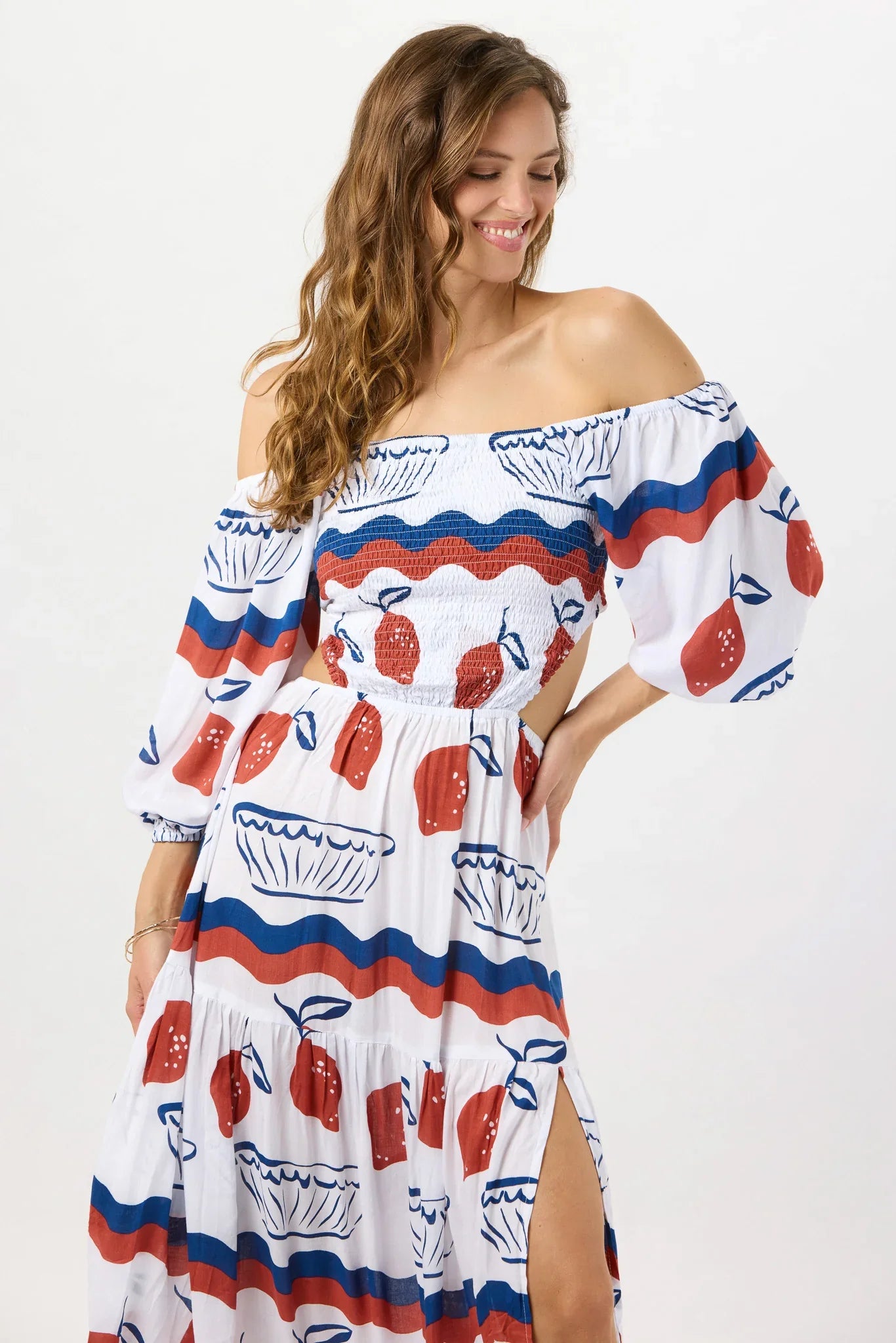 Tiare Hawaii Praya Maxi Dress - Amalfi Rust