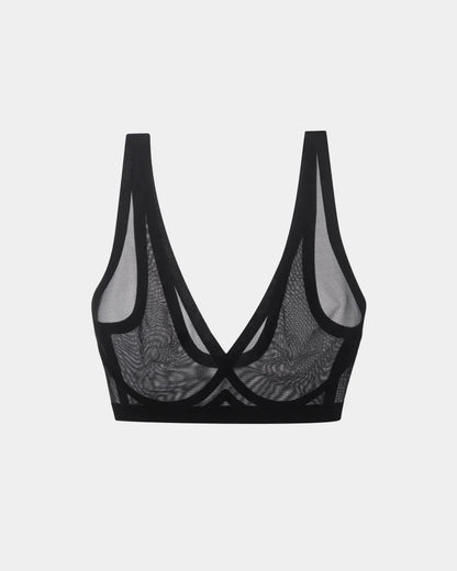 EBY Sheer Bralette - Black