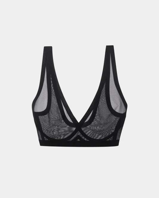 EBY Sheer Bralette - Black