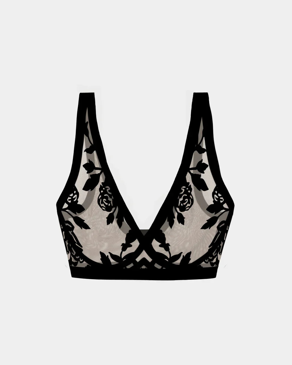 EBY Sheer Bralette - Madam Noir