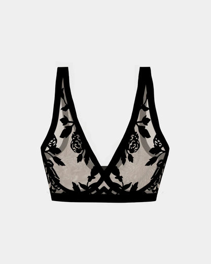 EBY Sheer Bralette - Madam Noir