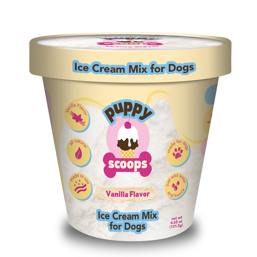 Puppy Cake Puppy Scoops Ice Cream Mix - Vanilla, Pint Size, 4.65 oz