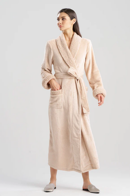 Natori Plush Sherpa Robe