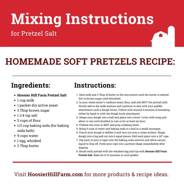 Hoosier Hill Farm Pretzel Salt