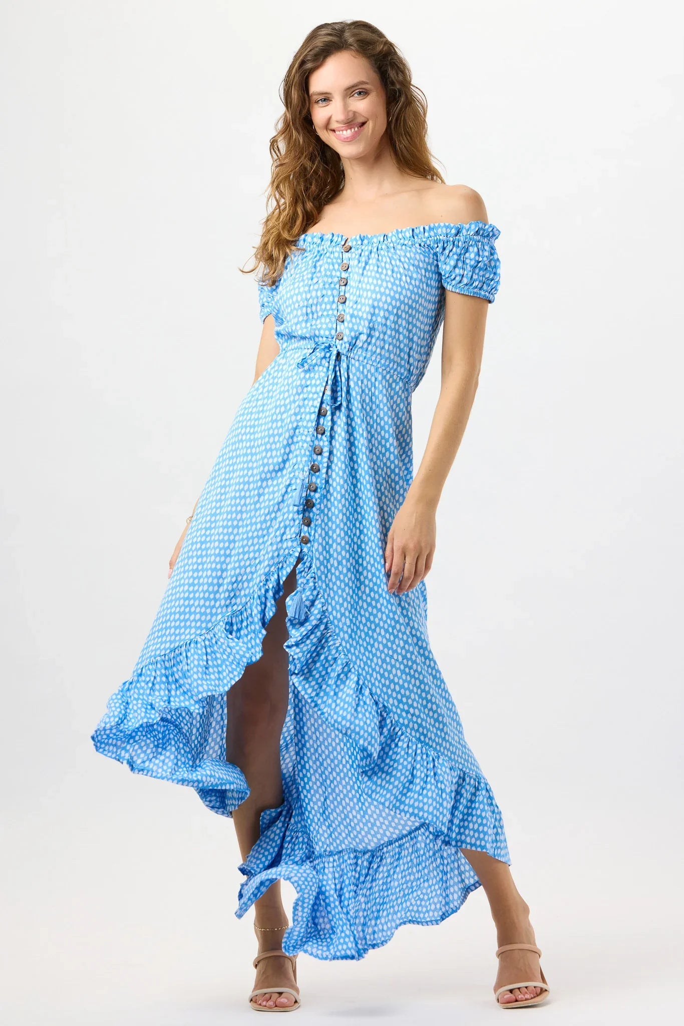 Tiare Hawaii Riviera Maxi Dress - Sleet Sky