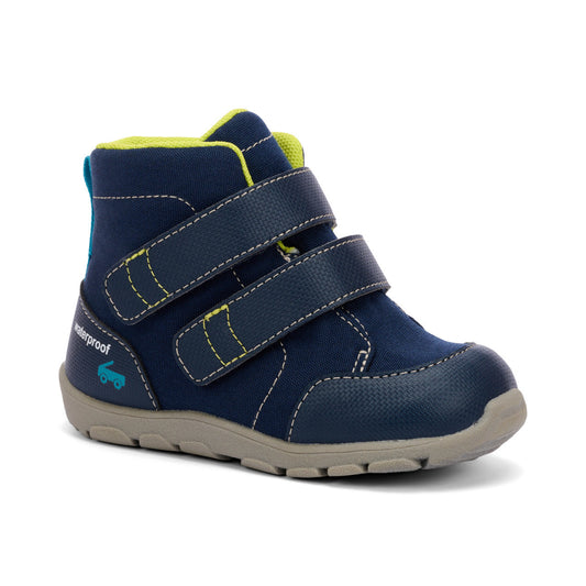 See Kai Run Boy's Skye Adapt Waterproof Navy