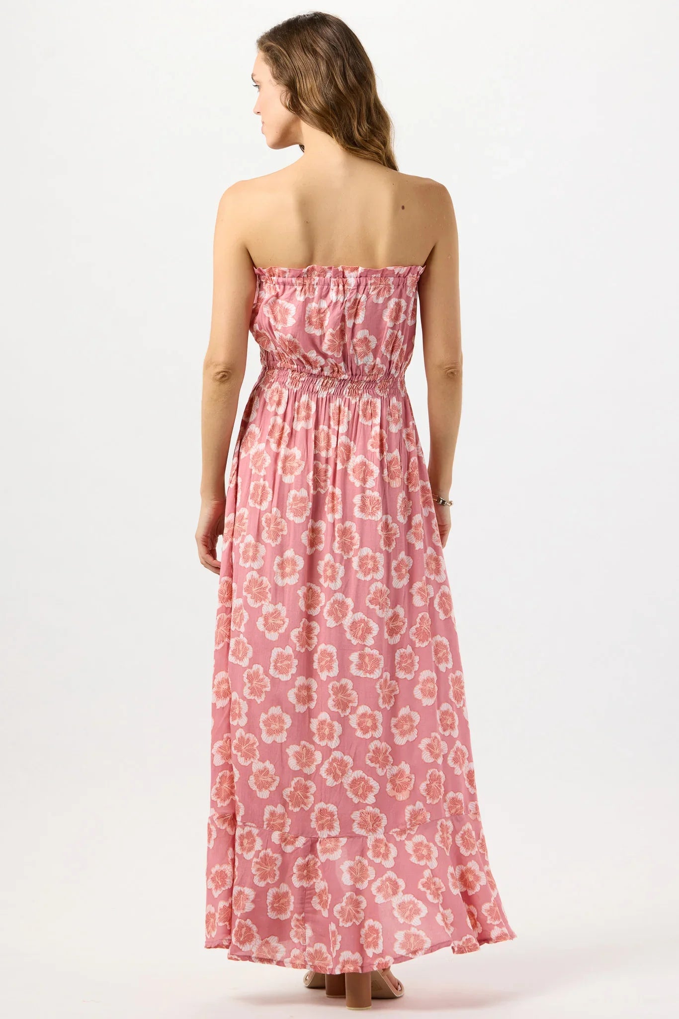 Tiare Hawaii Ryden Maxi Dress - Lanai Floral Mauve