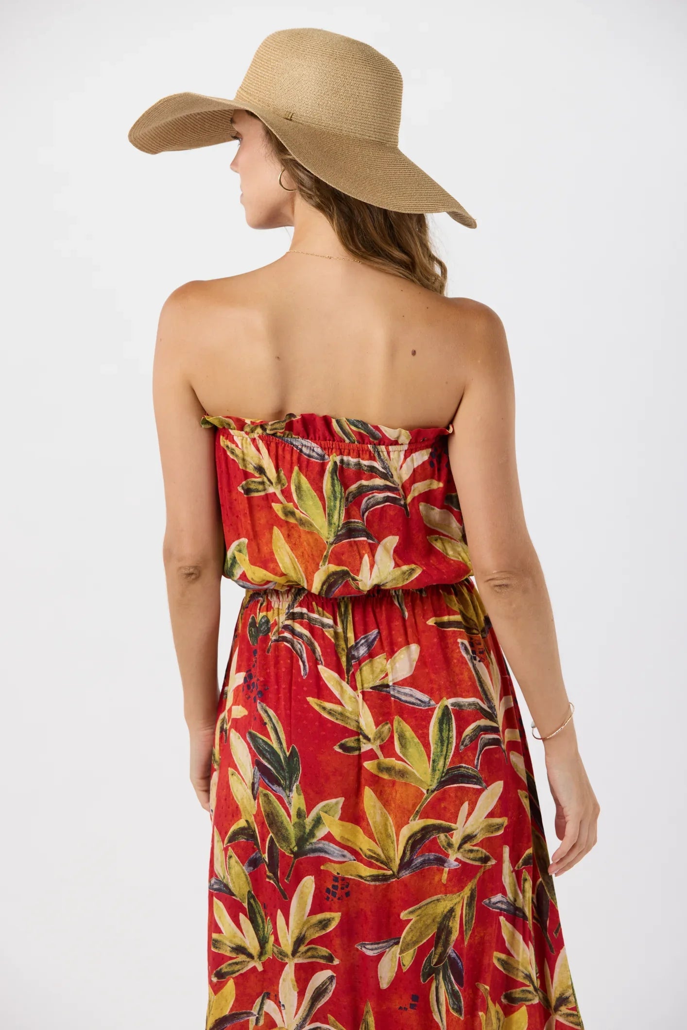 Tiare Hawaii Ryden Maxi Dress Naturals - Safari Rust