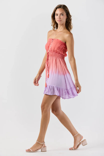 Tiare Hawaii Ryden Mini Dress - Rosie Violet