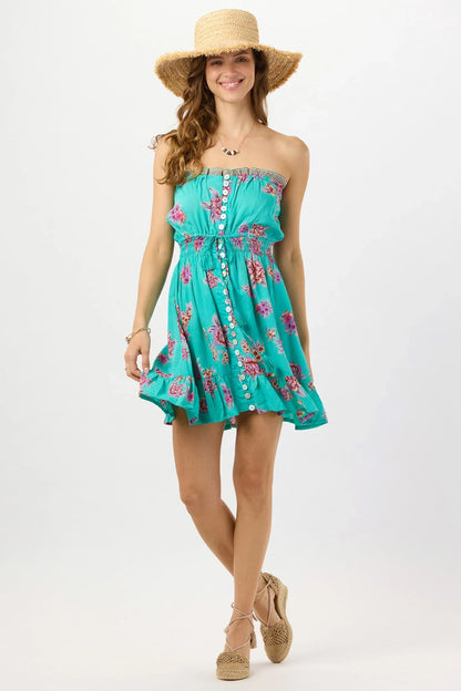 Tiare Hawaii Ryden Mini Dress - Vintage Hawaiian Tosca