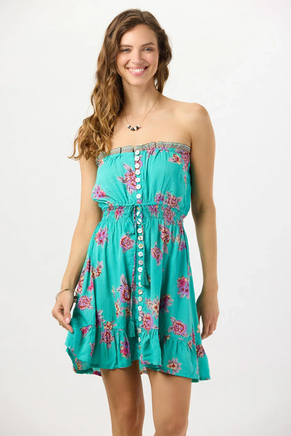 Tiare Hawaii Ryden Mini Dress - Vintage Hawaiian Tosca