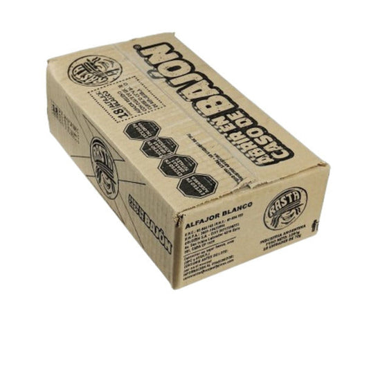 Pampa Direct Rasta Alfajor White Chocolate Alfajores with Creamy Dulce de Leche Wholesale Bulk Box, 70 g / 2.46 oz ea (Box of 18)