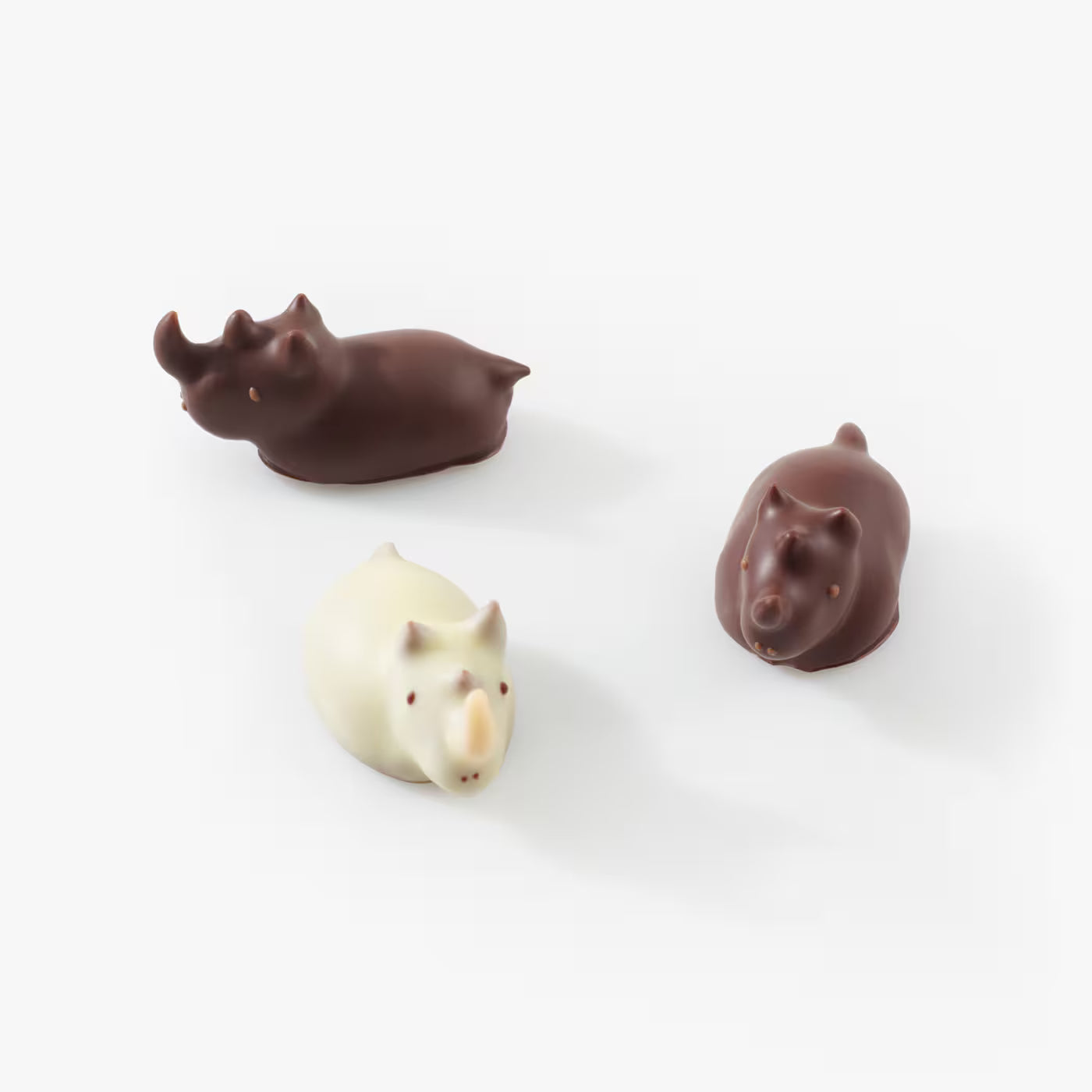L.A. Burdick Chocolates Chocolate Rhinos x2
