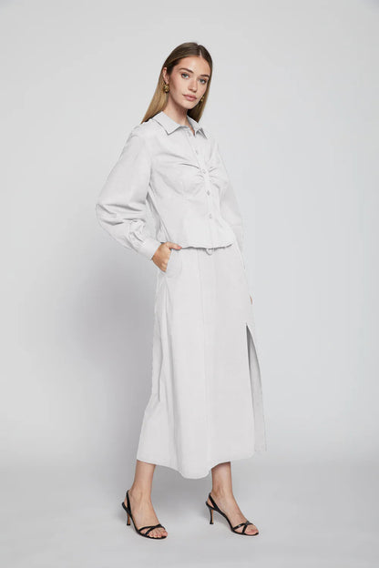BAILEY/44 Women's Bailey 44 Westley Poplin Top in White