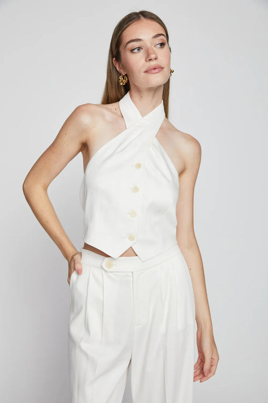 BAILEY/44 Women's Bailey 44 Clover Twill Top in Creme